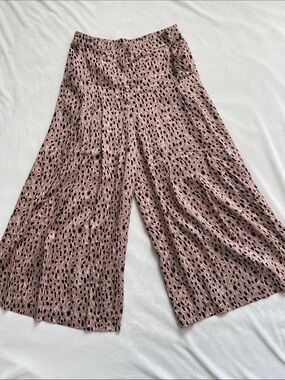 Anthropologie Isobel Leopard Wide Leg Pants 🐆